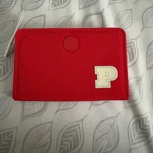 PINK Victoria’s Secret Red Card Holder with P Patch